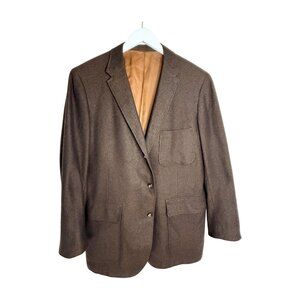Vintage Union Made Cashmere Blazer Mens 42R Carey Baltimore 100% Pure Cashmere